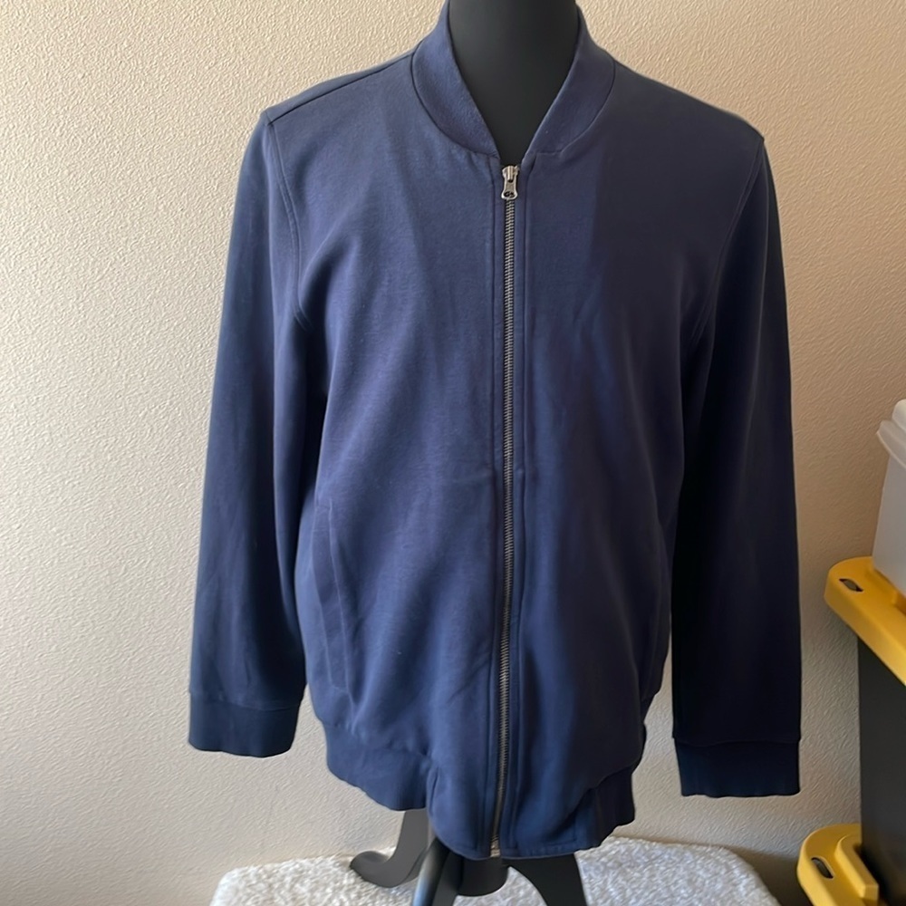 UnTuckit Full Zipper Lightweight Jacket Size XL